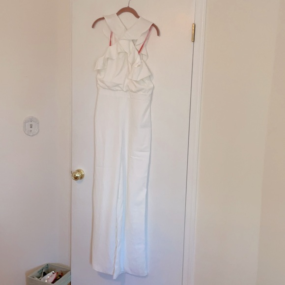 !NEW! Never worn, Monique Lhuillier ruffle jumpsuit - Picture 2 of 6